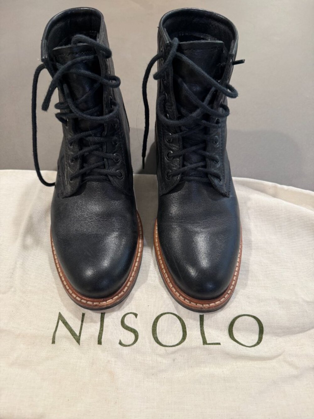 Nisolo All-Weather Amalia Boot Black Size 6.5 EUC